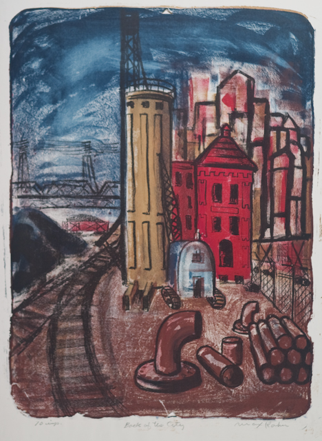 Max Kahn Lithograph