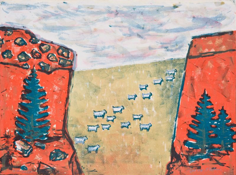 Max Kahn Lithograph