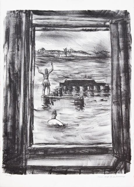 Max Kahn Lithograph