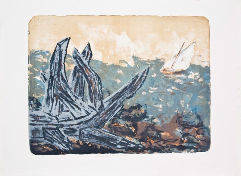 Max Kahn Lithograph