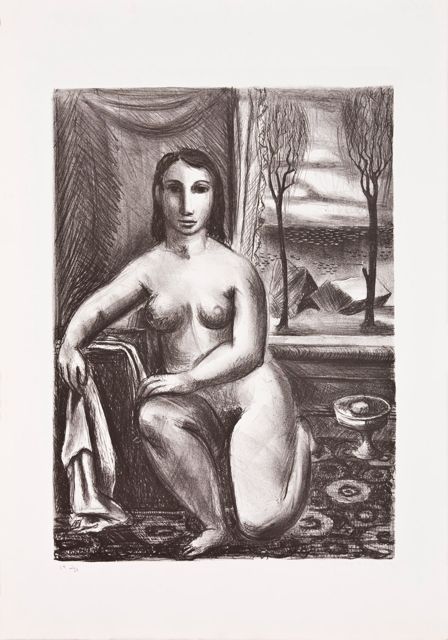 Max Kahn Lithograph