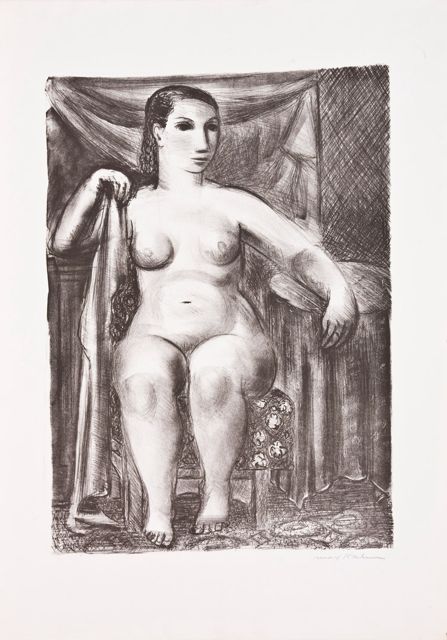 Max Kahn Lithograph