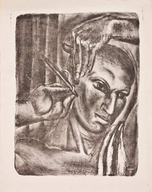 Max Kahn Lithograph