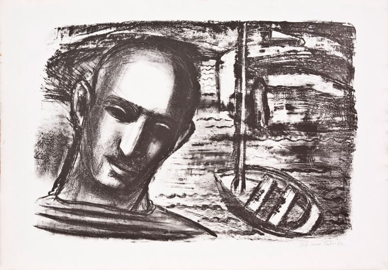 Max Kahn Lithograph