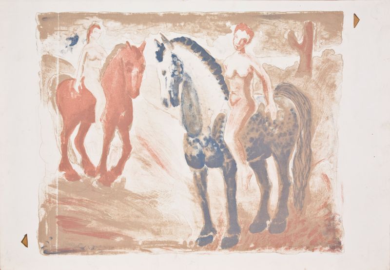Max Kahn Lithograph