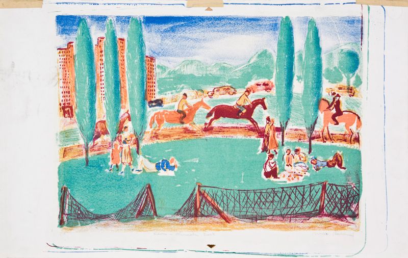 Max Kahn Lithograph