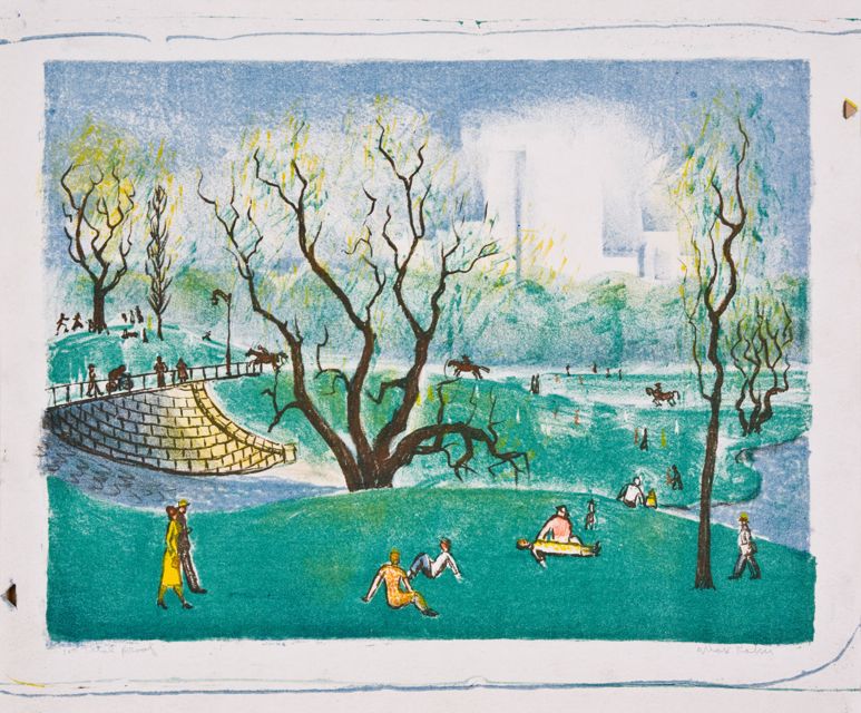 Max Kahn Lithograph
