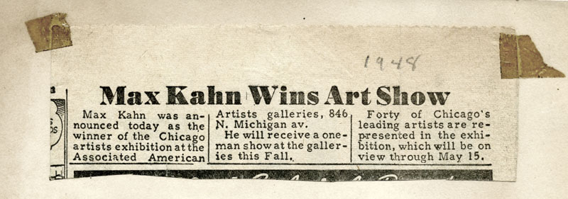 Wins Prize 1948